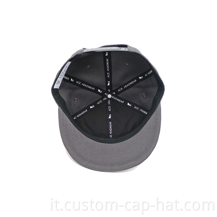 Black Snapback Cap